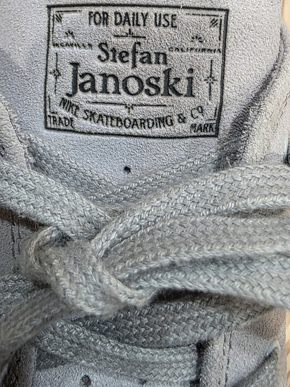 505 Nike SB Zoom Stefan Janoski RM Atmosphere Grey Crimson Low Top Men's 12 - Picture 5 of 7